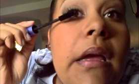 How to apply false eyelashes