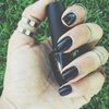 Black Matte Nails