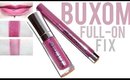 Review & Swatches: BUXOM Full-On Fix | Lipstick & Lipgloss Duo!