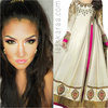 White and Pink Anarkali Dress inspiration