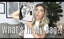 WHAT'S IN MY BAG?! HINT: A LOT! | Lauren Elizabeth 2017