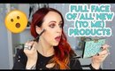 (Almost) Full face using all new (to me) products! 👍 👎 | GlitterFallout