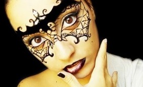 Sexy Lace Gothic Masquerade ❖ Halloween Makeup Series