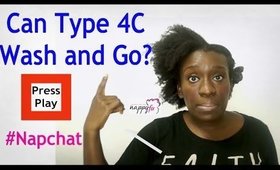 Natural Hairstyles | They Say Type 4C Naturals Can Not Wash and Go