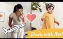 PACK WITH ME for a Weekend Getaway || Mom + Baby