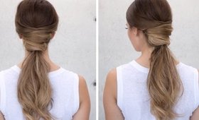 Criss Cross "Ponytail" Hairstyle