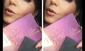 makeup tutorial using melisa michelle palette n ultabeauty peach pop blush palette