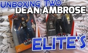 Unboxing Two Dean Ambrose WWE Elite Figures