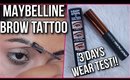*NEW* MAYBELLINE TATTOO BROW GEL TINT REVIEW & 3 DAYS WEAR TEST | Stacey Castanha