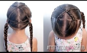 How To: Criss Cross Braid Hairstyle for Toddlers/Little Girls | Pretty Hair is Fun