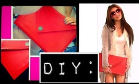StyleScoop - (Gift Idea) DIY No Sewing Oversized Envelope Clutch