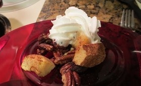 Desert: Baked Apples and Pecans