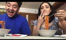 SPICY NOODLE CHALLENGE WITH MY BROTHER