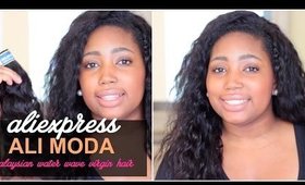 Aliexpress Malaysian Water Wave Virgin Hair Review | Ali Moda | Jessica Chanell