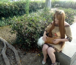 Holo The Wisewolf from Spice and Wolf Cosplay.