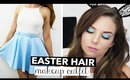 Easter Hair, Makeup & Outfit Ideas - Pastel Easter Makeup | Rachelleea