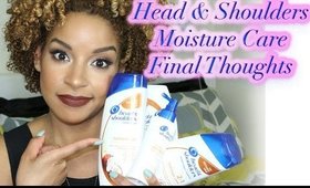 Head & Shoulders Moisture Care line for Textured Hair | BeautybyLee Final thoughts