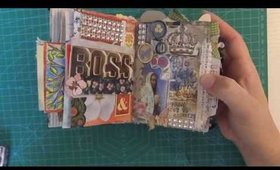 Mini Junk Journal Flip through/lots of chat