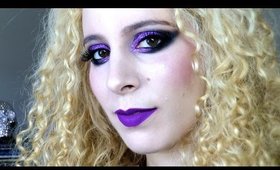 GRWM NYE Purple Glitter Cut Crease Makeup ft Sugarpill, Eye Kandy & Lime Crime