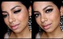 Glamorous Nude Makeup With Double Winged Liner