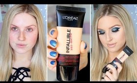 First Impression Review ♡ L'Oreal Infallible Pro-Matte 24HR Foundation