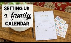 How to Set Up a Family Calendar