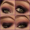 Simple purple smokey eye