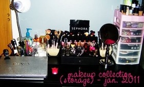 ♥ Makeup Collection & Storage ♥