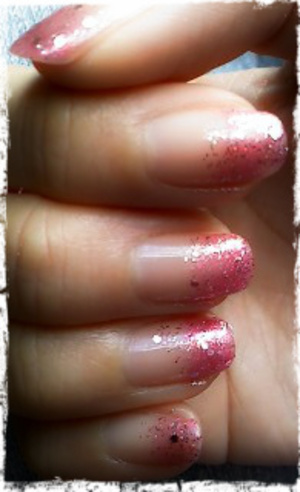 Pink Glitter Gradation :D