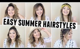 EASY SUMMER HAIRSTYLES | JaaackJack