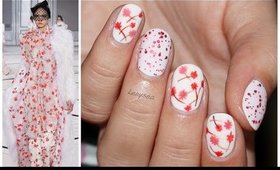 Easy Spring Floral Nails /Christian Dior