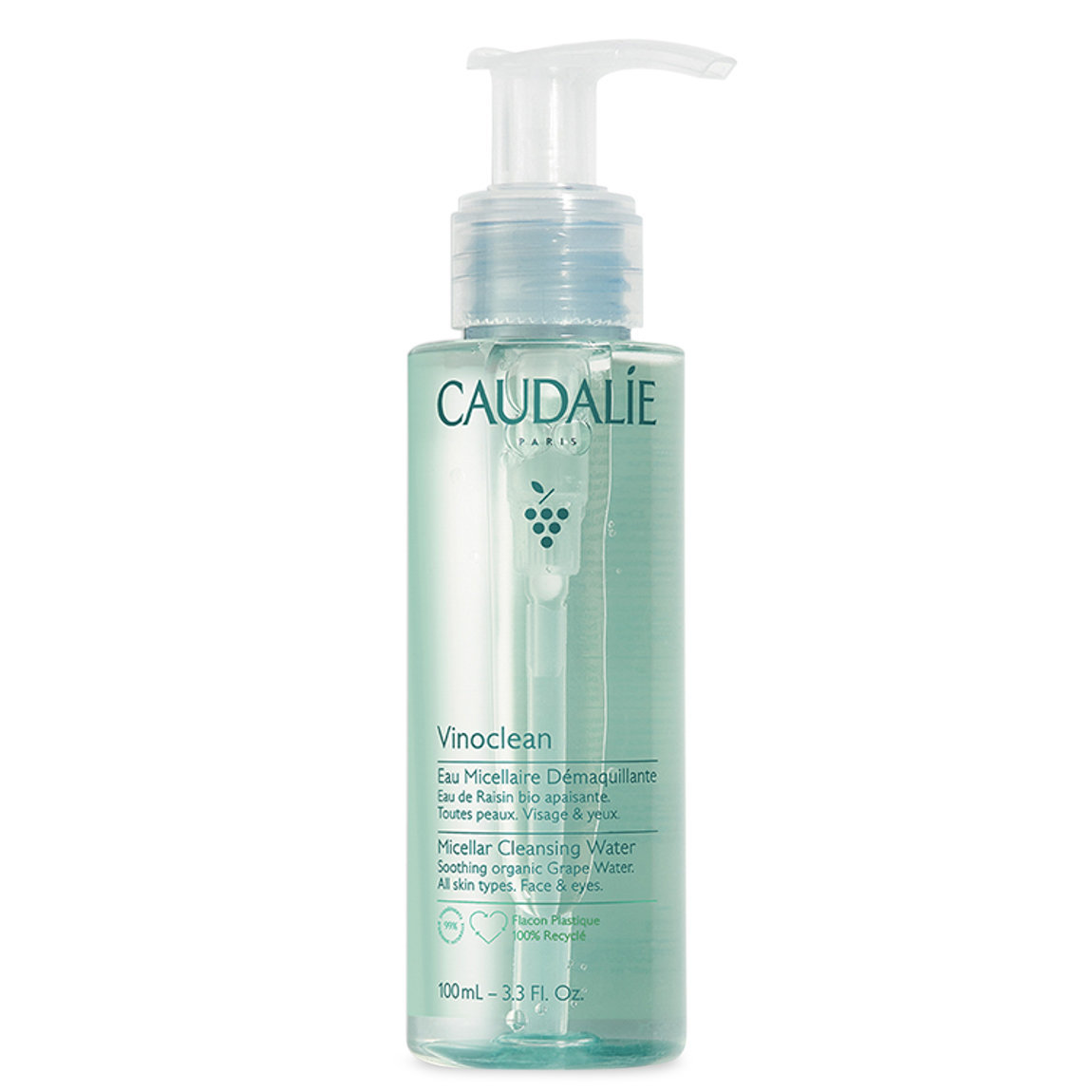 Caudalie Vinoclean Micellar Cleansing Water 100 ml alternative view 1 - product swatch.