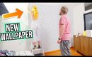 Putting Up New Wallpaper! (Room Makeover Series)