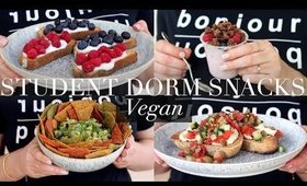 Student Dorm Room Snacks (Vegan/Plant-based) | JessBeautician