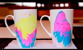 Tazas Decoradas Súper Fácil! - DIY por Lau