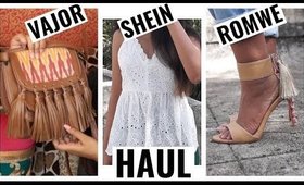 FASHION HAUL & TRY-ON | VAJOR - SHEIN - ROMWE | Stacey Castanha