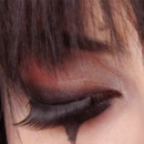 Gothic Eye with red and black