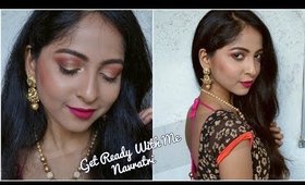 GRWM NAVRATRI 2017 | Full Glam Makeup Look | Stacey Castanha