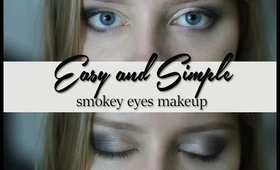 Easy and simple smokey eyes tutorial ♥