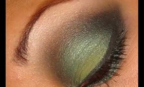 Green Smokey Eye using Zosimos Botanicals