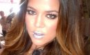 Khloe Kardashian Silver Lips Inspired Tutorial