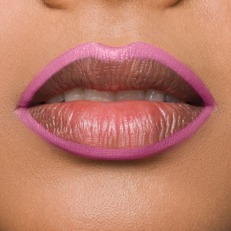 Model wearing Jeffree Star Cosmetics Velour Lip Liner in C*nt