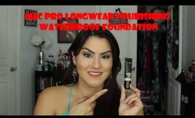 Español MAC Prolongwear Waterproof Foundation Reseña y Demo