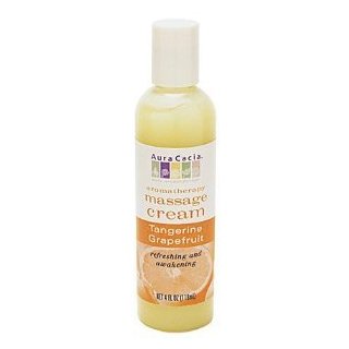 Aura Cacia Tangerine/Grapefruit Aromatherapy Massage Cream
