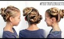 How To: Triple Rosette Buns Updo | Pretty Hair is Fun
