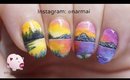 Dream landscape nail art tutorial