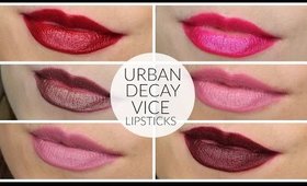 Urban Decay Vice Lipstick Try-On: Wende's Top 10 Shades| Bailey B.