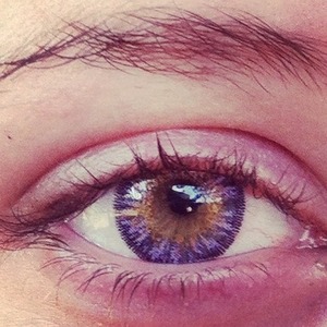 My first color contacts :) 