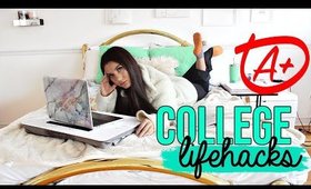 15 College Life Hacks To Get A 4.0 In College | How To Get Straight A's !!