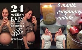 6 Month Bumpdate - 24 Weeks - New Symptoms and Pregnancy Favs